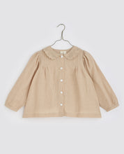 Load image into Gallery viewer, Little Cotton Clothes Ruby Linen Blouse - Nutmeg - 18/24M, 2/3Y, 3/4Y, 4/5Y, 5/6Y