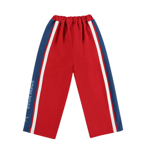 Jelly Mallow Wonder Star Wide Pants - Red - 100cm, 110cm, 120cm