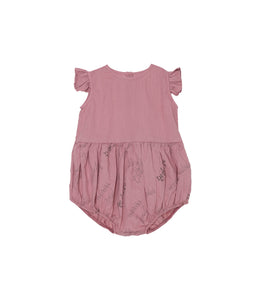 Yellow Pelota Ukelele Jumpsuit - Plum - 12M Last One