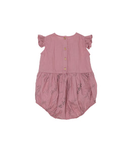 Yellow Pelota Ukelele Jumpsuit - Plum - 12M Last One