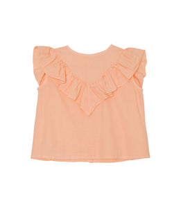 Yellow Pelota Honolulu Blouse - Salmon - 8Y