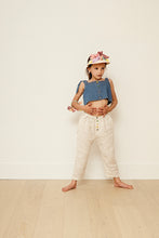 Load image into Gallery viewer, Yellow Pelota Leaf Top - Blue Denim 3Y Last One