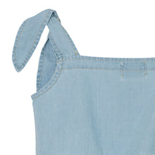 Load image into Gallery viewer, Yellow Pelota Leaf Top - Washed Denim 6Y, 8Y