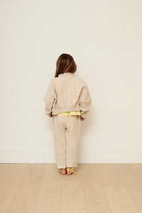 Yellow Pelota Laka Jacket - Shinny Stripes - 3Y Last One