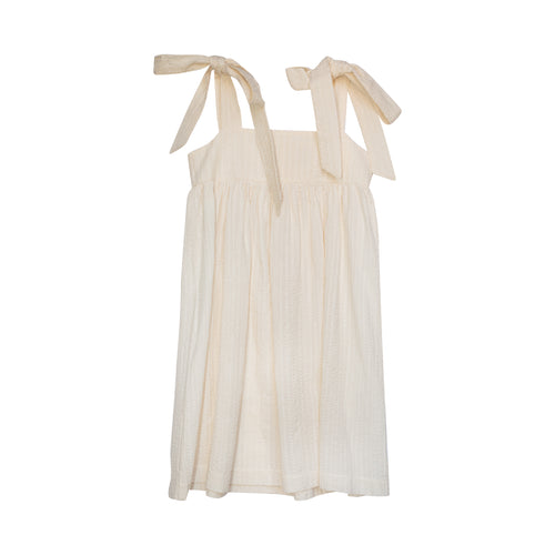 Yellow Pelota Promenade Dress - Natural 4Y，6Y