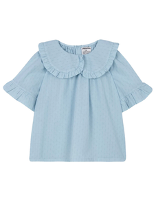 Yellow Pelota Collar Blouse - 3Y Last One