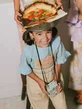 Load image into Gallery viewer, Yellow Pelota Collar Blouse - 3Y Last One