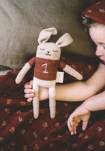 Load image into Gallery viewer, Main Sauvage Knitted Soft Toy - Bunny - Sienna T-shirt