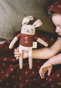 Main Sauvage Knitted Soft Toy - Bunny - Sienna T-shirt
