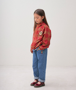 Jelly Mallow Check Windbreaker - 4/5Y Last One