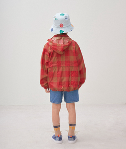 Jelly Mallow Check Windbreaker - 4/5Y Last One