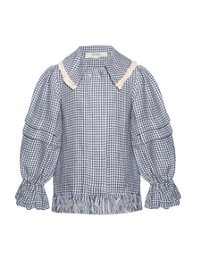 Majula Handmade Burnet Blouse Checkered - 92/98cm, 116/122cm