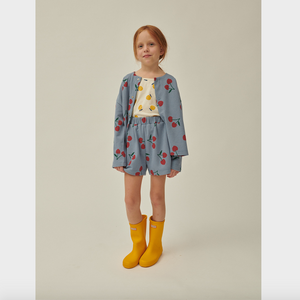 Jelly Mallow Cherry Pique Cardigan - 90cm Last One