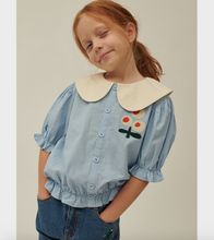 Load image into Gallery viewer, Jelly Mallow Sunny Side Up Frilled Blouse - 100cm