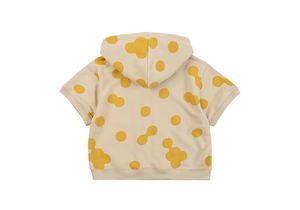 Jelly Mallow Ugly Dot Short Zip-up Hoodie - 110cm, 120cm