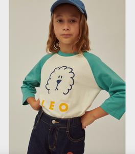 Jelly Mallow Little Leo Raglan T-shirt - 90cm, 100cm, 120cm