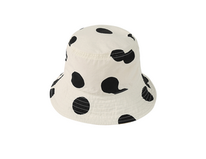 Jelly Mallow Ugly Dot Reversible Bucket Hat