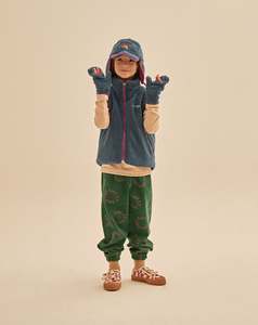 Jelly Mallow Hello Fleece Vest - 100cm, 110cm, 120cm