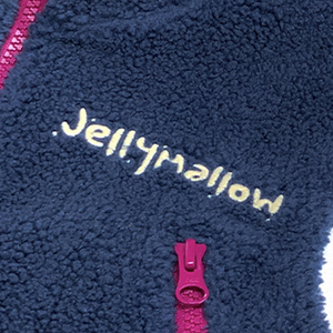Jelly Mallow Hello Fleece Vest - 100cm, 110cm, 120cm