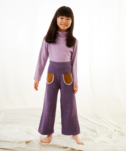 Oeuf Wide Leg Pants - Amethyst - 2/3Y, 3/4Y