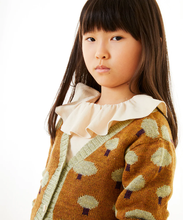 Load image into Gallery viewer, Oeuf Tree Motif Cardigan - Acorn - 3/4Y, 4/5Y, 5/6Y