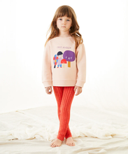 Load image into Gallery viewer, Oeuf Sweatshirt - Silver Peony/Tree Hugger - 2/3Y, 4/5Y