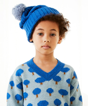 Load image into Gallery viewer, Oeuf Pom Pom Hat - Royal Blue - S, M