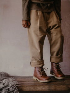 The Simple Folk The Cozy Trouser - Camel - 4/5Y Last One