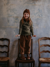 Load image into Gallery viewer, The Simple Folk The Waffle Top - Olive - 2/3Y,3/4Y, 4/5Y
