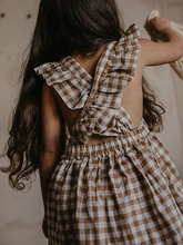 Load image into Gallery viewer, The Simple Folk The Gingham Pinafore - 2/3Y, 3/4Y, 5/6Y