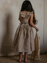 Load image into Gallery viewer, The Simple Folk The Gingham Pinafore - 2/3Y, 3/4Y, 5/6Y