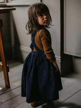 Load image into Gallery viewer, The Simple Folk The Corduroy Pinafore - Indigo, Rust - 3/4Y, 4/5Y