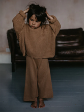Load image into Gallery viewer, The Simple Folk The Chunky Sweater - Caramel - 3/4Y, 4/5Y, 5/6Y