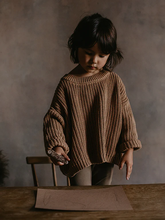 Load image into Gallery viewer, The Simple Folk The Chunky Sweater - Caramel - 3/4Y, 4/5Y, 5/6Y