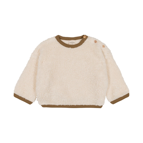 Studio Boheme Ours Sweatshirt - Ecru - 36M, 4Y