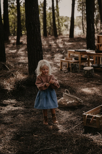 The Simple Folk The Denim Skirt - 2/3Y, 3/4Y, 4/5Y