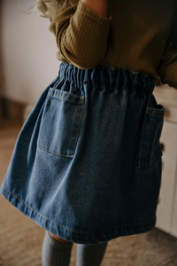 The Simple Folk The Denim Skirt - 2/3Y, 3/4Y, 4/5Y