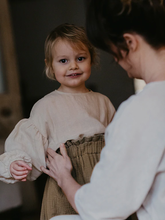 Load image into Gallery viewer, The Simple Folk The Balloon Sleeve Top - Oatmeal - 4/5Y Last One