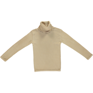 Bebe Organic Gaia Turtleneck - Sand - 6Y Last One