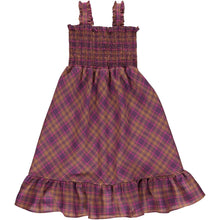 Load image into Gallery viewer, Bebe Organic Valentina Dress - Nostalgia Rose Checks - 4Y Last One