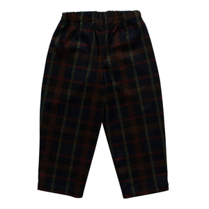 Wynken Plaid Pant - Navy Plaid - 8Y Last One