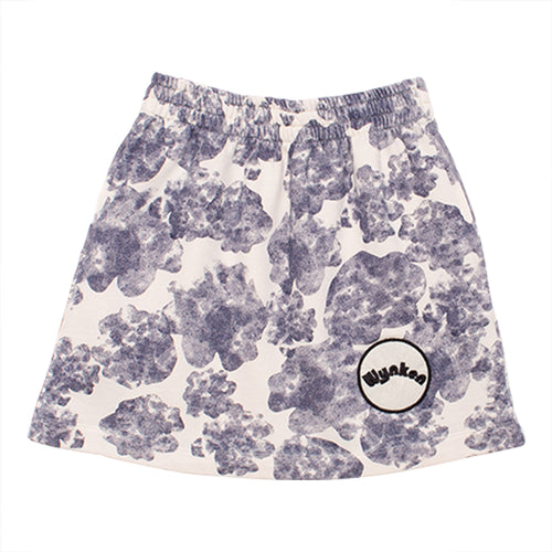 Wynken Cumulo Track Skirt - Milk/Soft Navy - 2Y, 4Y, 6Y