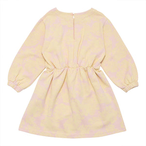 Wynken Cumulo Dress - Soft Pink/Pale Yellow - 6Y Last One