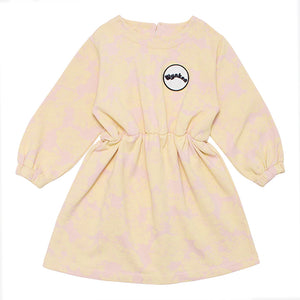 Wynken Cumulo Dress - Soft Pink/Pale Yellow - 6Y Last One