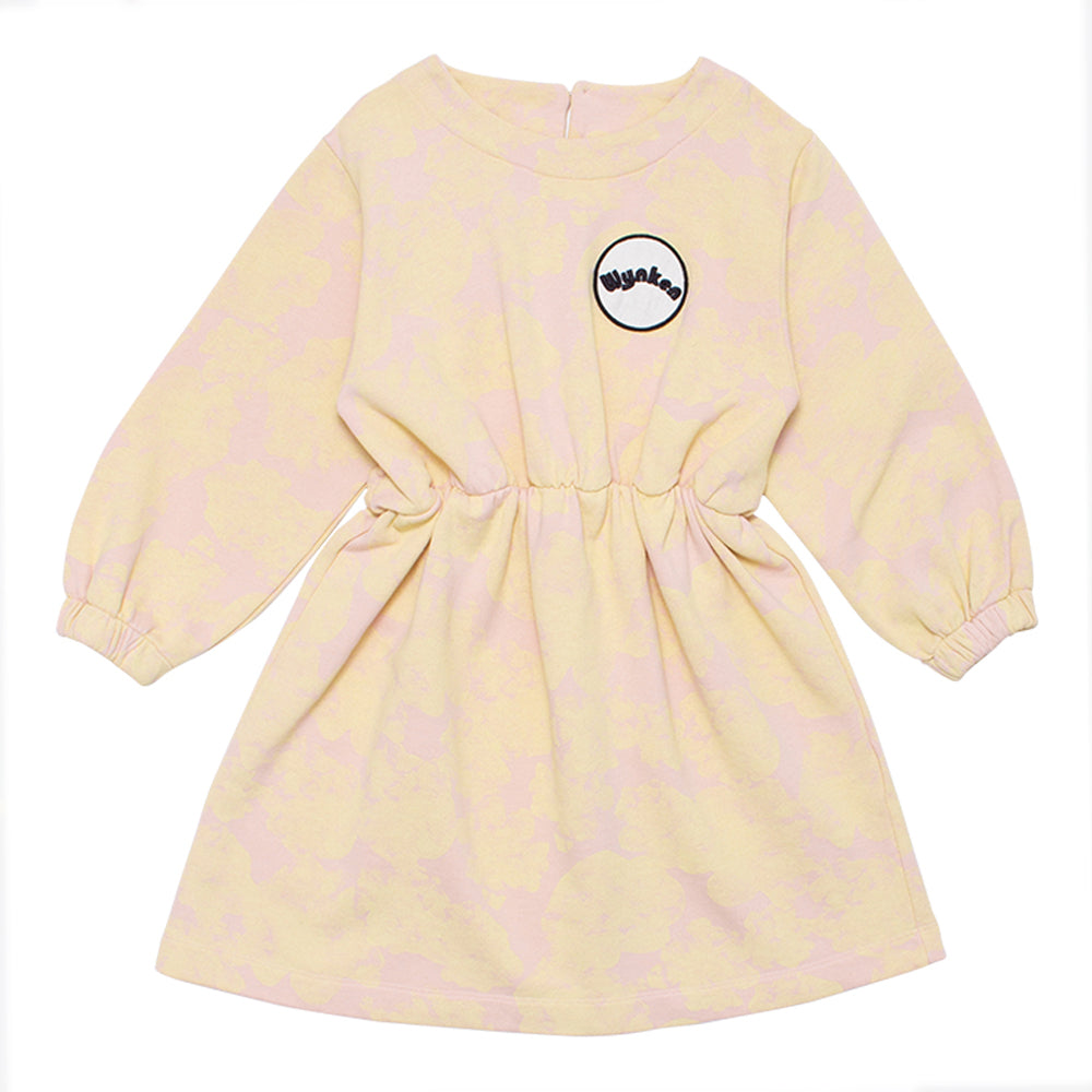 Wynken Cumulo Dress - Soft Pink/Pale Yellow - 6Y Last One