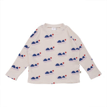 Load image into Gallery viewer, Wynken Long Sleeve Box Tee - Pepple Montagne - 4Y, 6Y