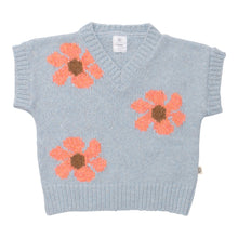 Load image into Gallery viewer, Wynken Fun Flower Tank - Pale Blue - 4Y, 6Y