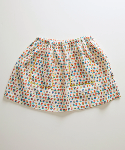 Oeuf Ric Rac Skirt - Papaya/Gingham, Multi/Large Flower, Multi/Small Flower - 2/3Y, 3/4Y, 4/5Y, 5/6Y