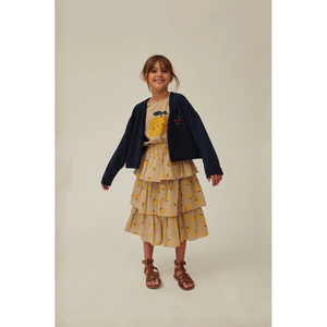 Jelly Mallow Cherry Knit Cardigan - 100cm, 110cm, 120cm