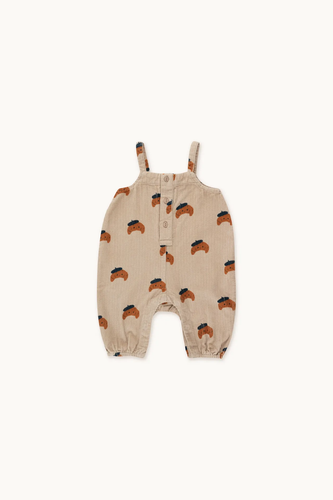 Tinycottons Croissants Baby Dungarees - 24M Last One